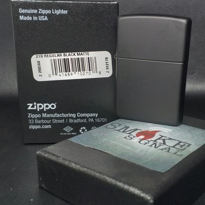 Zippo 218 Black Matte Original