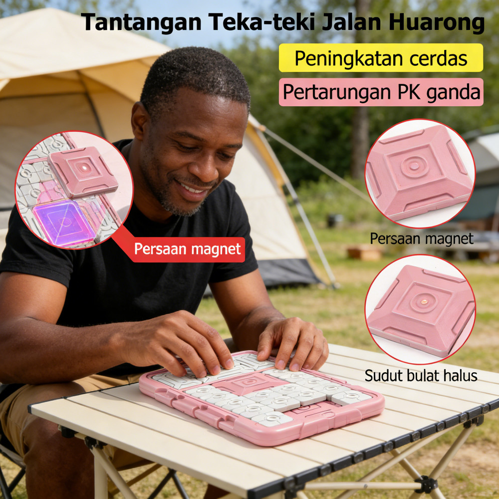 Attraction Huarong Global Magnetic Puzzle Stereo Edition Game Puzzle