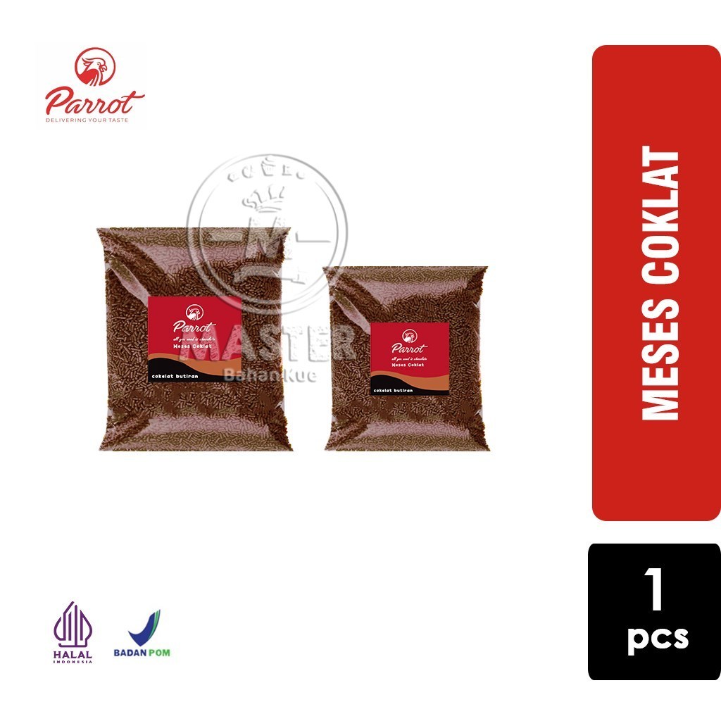 Meses Coklat Parrot Gold / PARROT Meses Topping Donat [Repack] - Fasyanita Online Fresh Mart Denpasa