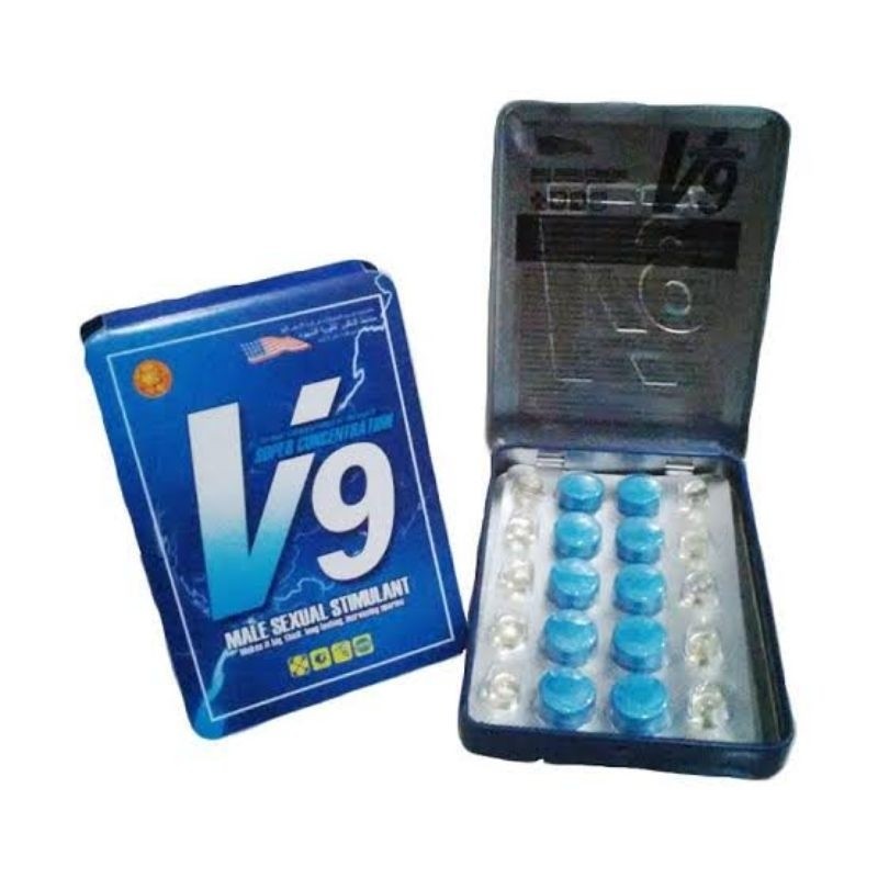 V9 ASLI ORIGINAL OBAT KUAT PRIA DEWASA TAHAN LAMA PIL BIRU ASLI ORIGINAL