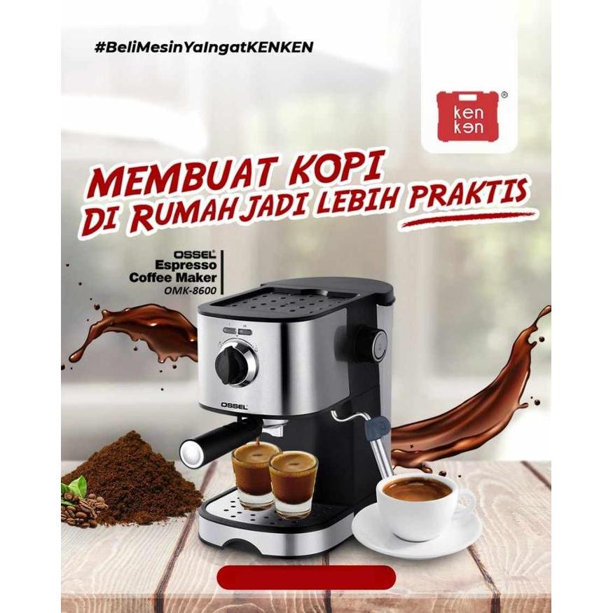 MESIN KOPI ESPRESSO OSSEL OMK-8600 MESIN ESSPRESSO NEW OSSEL