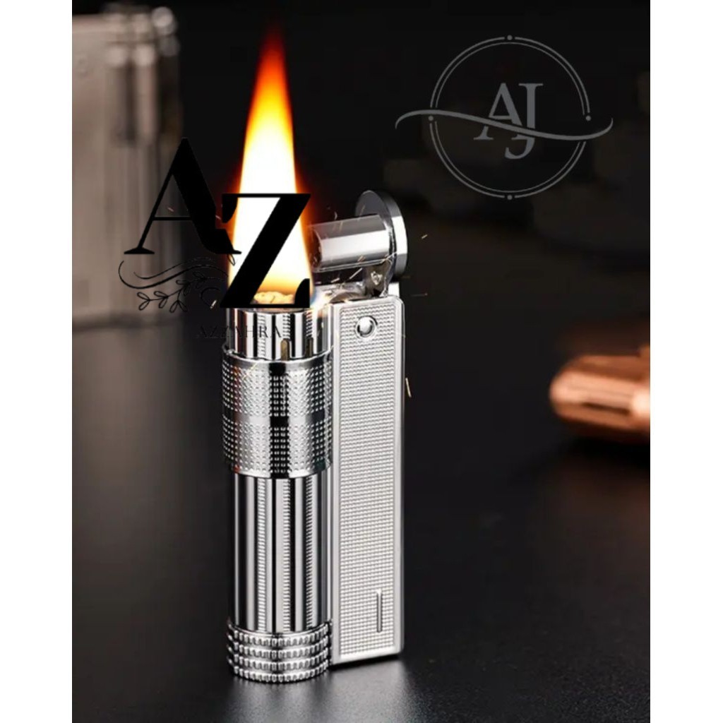 vintage model imco jadul korek api isi ulang minyak oil ligther api lilin unik korek api