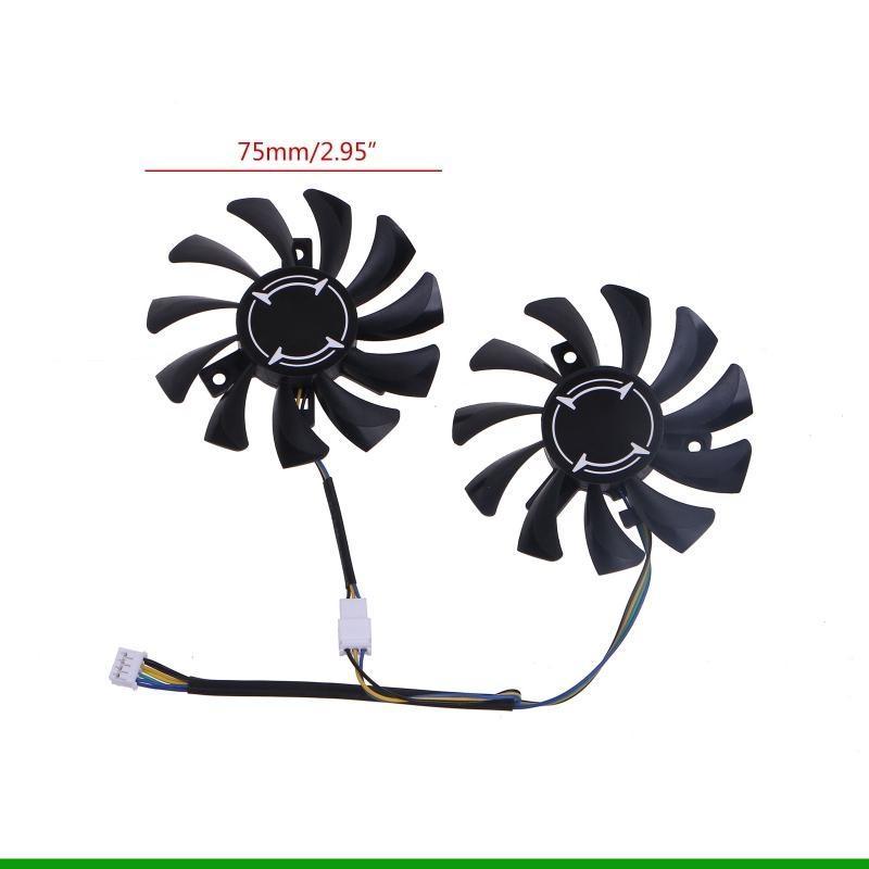 U55C GPU Fans 4PIN Replacement 75MM HA8010H12F-Z For MSI GTX660 GTX670 GTX680 R6790 Graphics Card Co