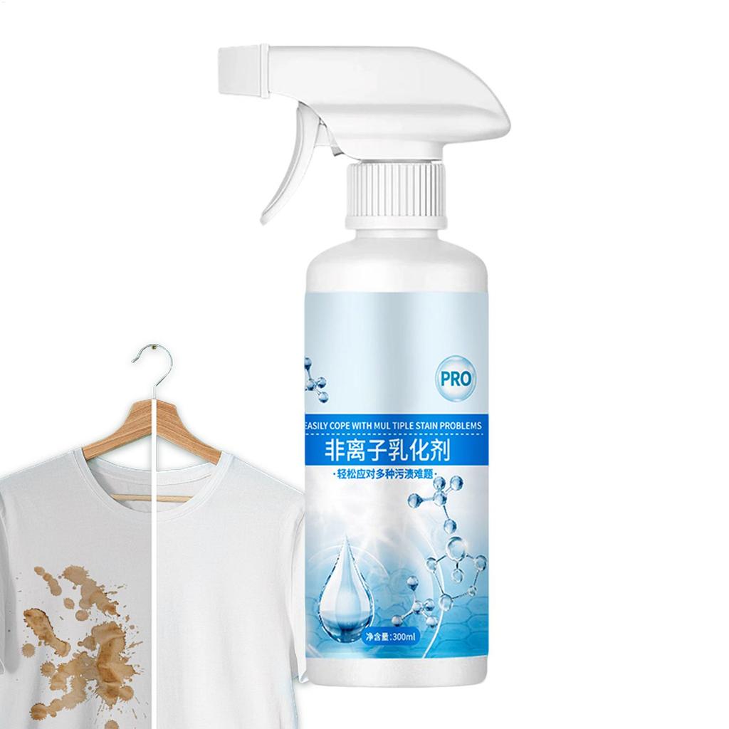 300ml Laundry Stain Remover Spray Effective Oil & Grease Emulsifier Removes Sta From Workwear, Bedng