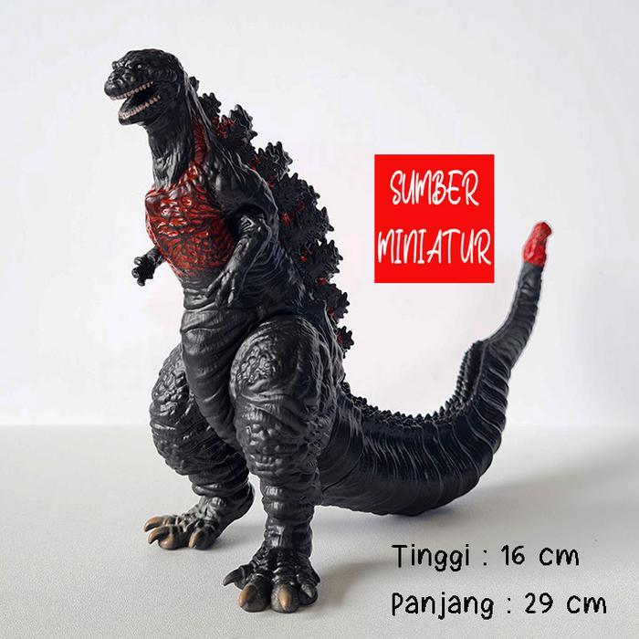 PROMO Shin Godzilla Figure Kaiju / Mainan Koleksi Godzilla Dinosaur Karet - Shin
