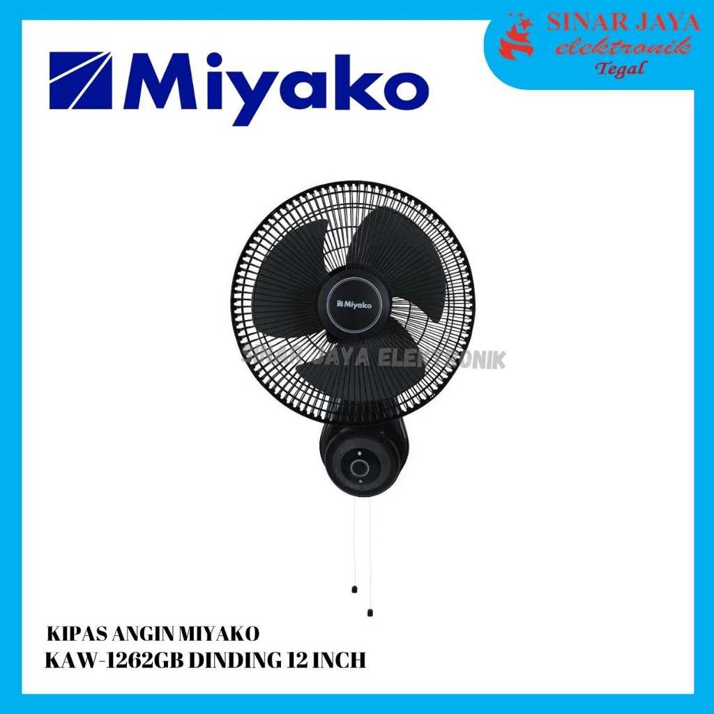 KIPAS ANGIN MIYAKO KAW-1262GB 12 INCH / KIPAS ANGIN DINDING
