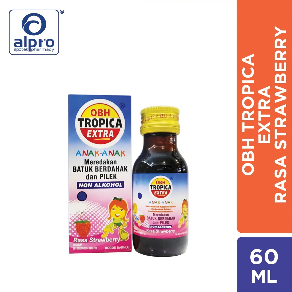 Obh Tropica Batuk Extra Strawberry 60 ML
