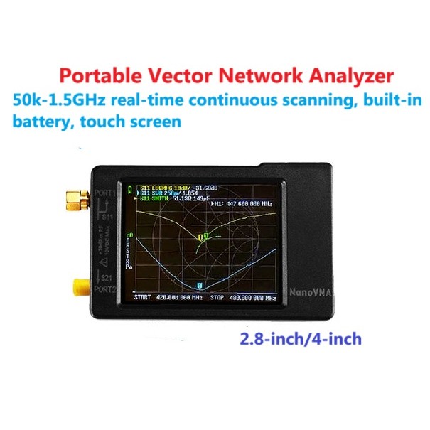Original Zeenko NanoVNA-H Vector Network Analyzer Antenna Analyzer