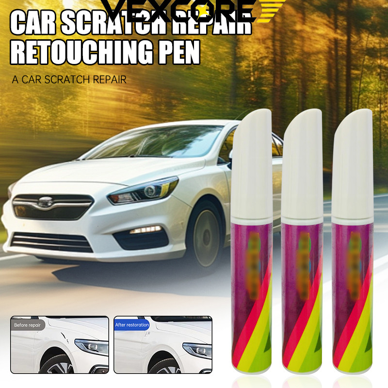 Vexco Pulpen Penghilang Goresan Mobil, Pulpen Perbaikan Cepat, Pulpen Perbaikan Cat Mobil Berwarna