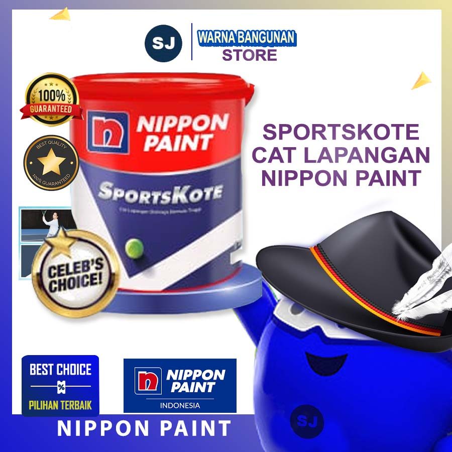 SPORTSKOTE -22,5KG- CAT LAPANGAN (CAT LANTAI) NIPPON PAINT