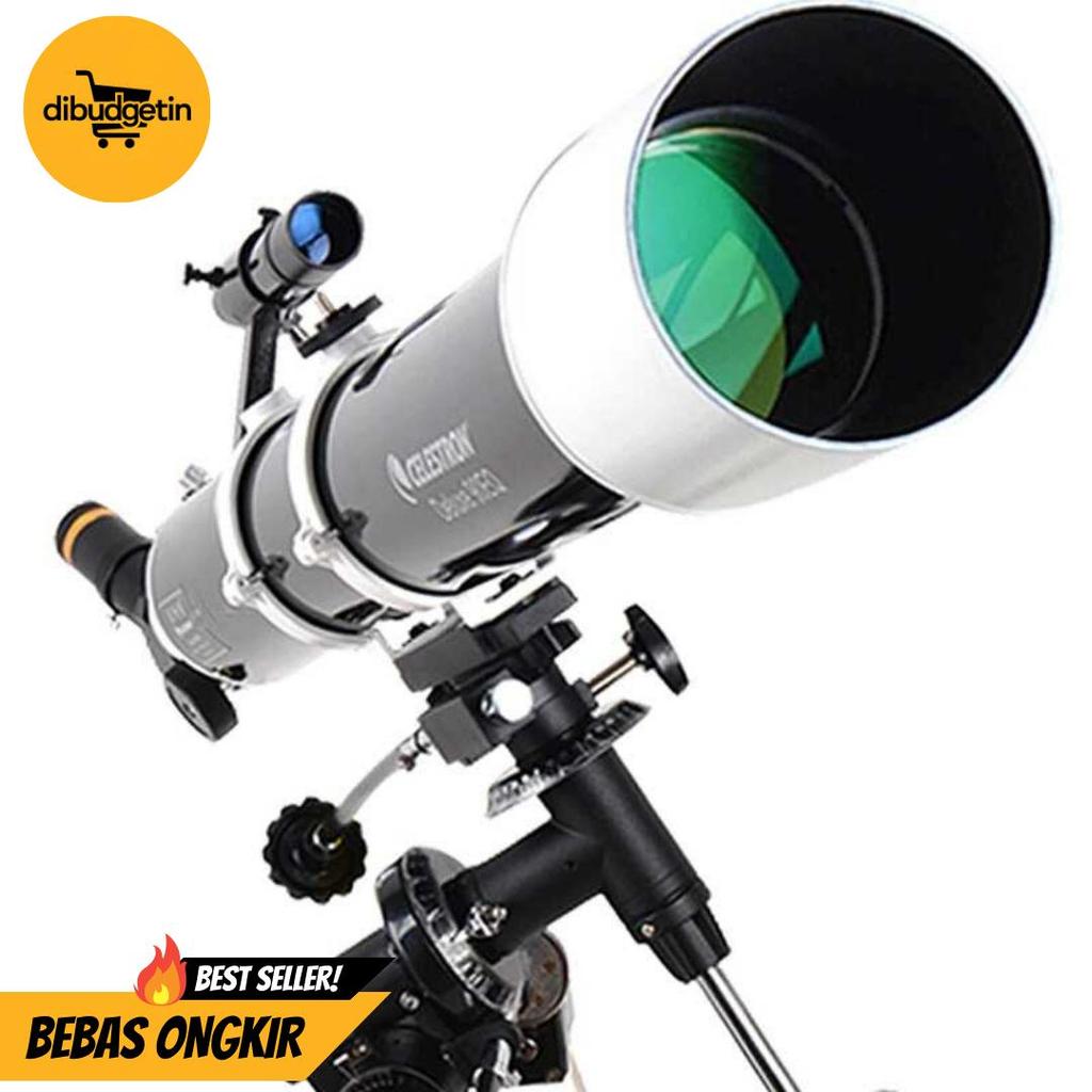 Astronomical Telescope Teropong Bintang - CELESTRON Deluxe 90EQ