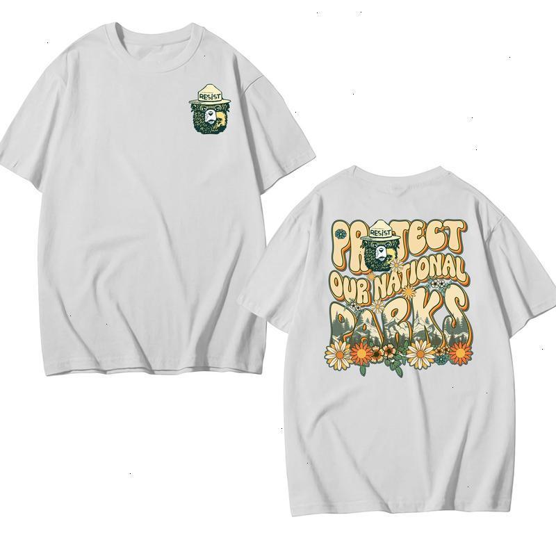 (jaminan mutu)Lindungi Taman Nasional Kami 2 Sisi S-Shirt, Sweatshirt Anti Jump Halus, Hormati Hoodi