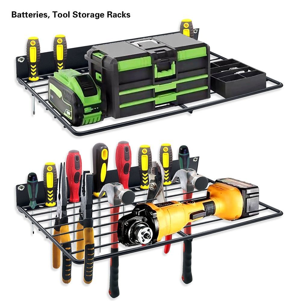 Wall-mounted Power Tool Rack Tool Holder Drill Holders Hand Power Tool Organizer Rack Accessories Or