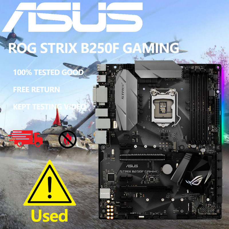 Asus ROG STRIX B250F GAMING Desktop Motherboard Socket LGA 1151 DDR4 B250 SATA3 USB3.0 Motherboard