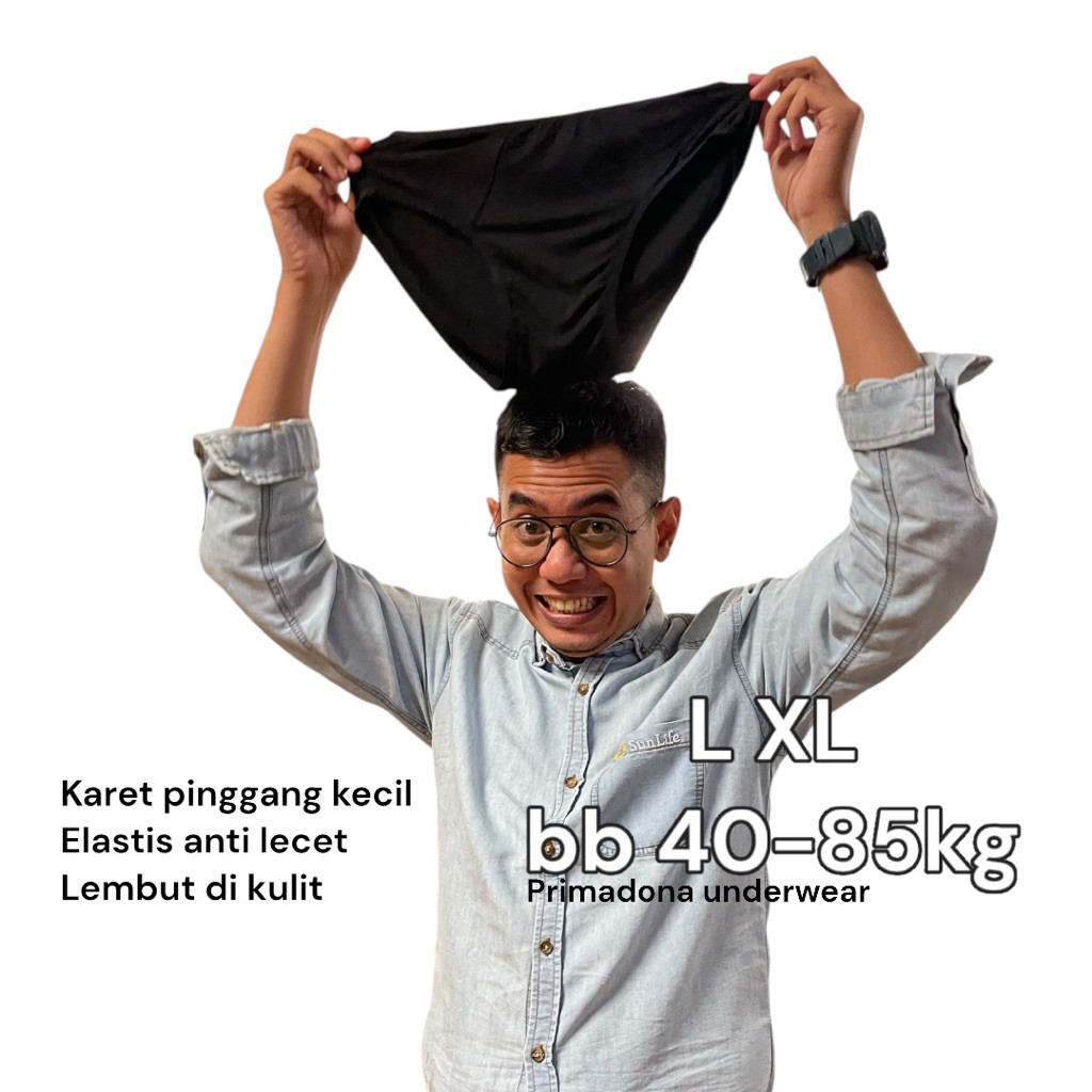 CD PRIA Premium Karet Pinggang Kecil Lentur bb 40-85kg Anti Lecet Adem Halus Lembut Elastis Size L X