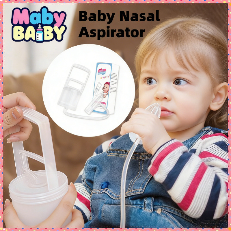 Nasal Aspirator Baby,Dekongestan hidung untuk anak-anak,Hand Pump Nasal Aspirator Menghilangkan Ingu