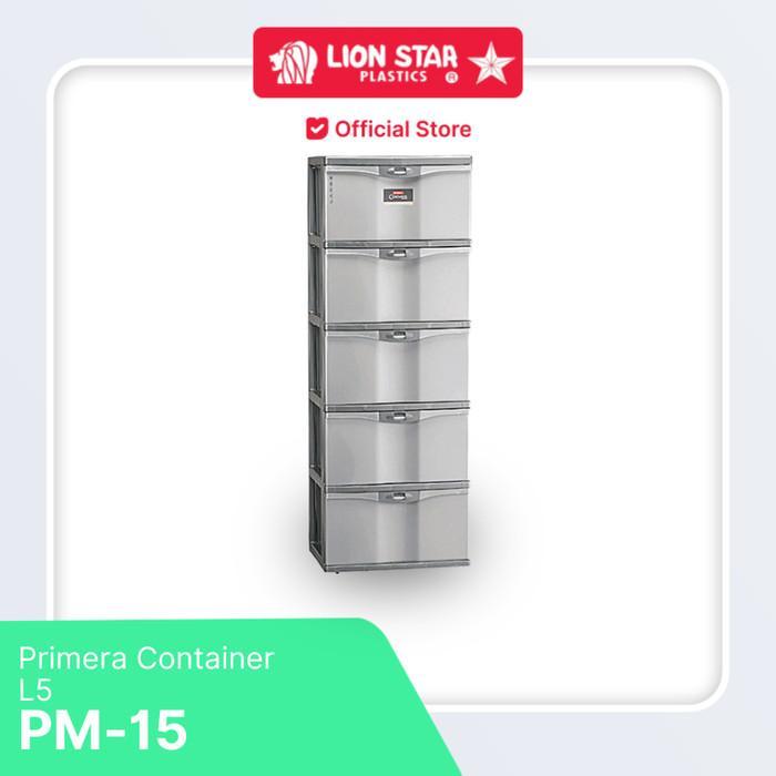 LION STAR Laci Susun 5 Tingkat Primera Container L5 - PM-15