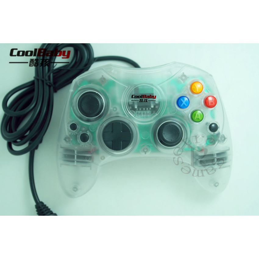 Transparent colors Classic Wired Joypad Controller For Microsoft for Xbox Controller For XBOX Gamepa