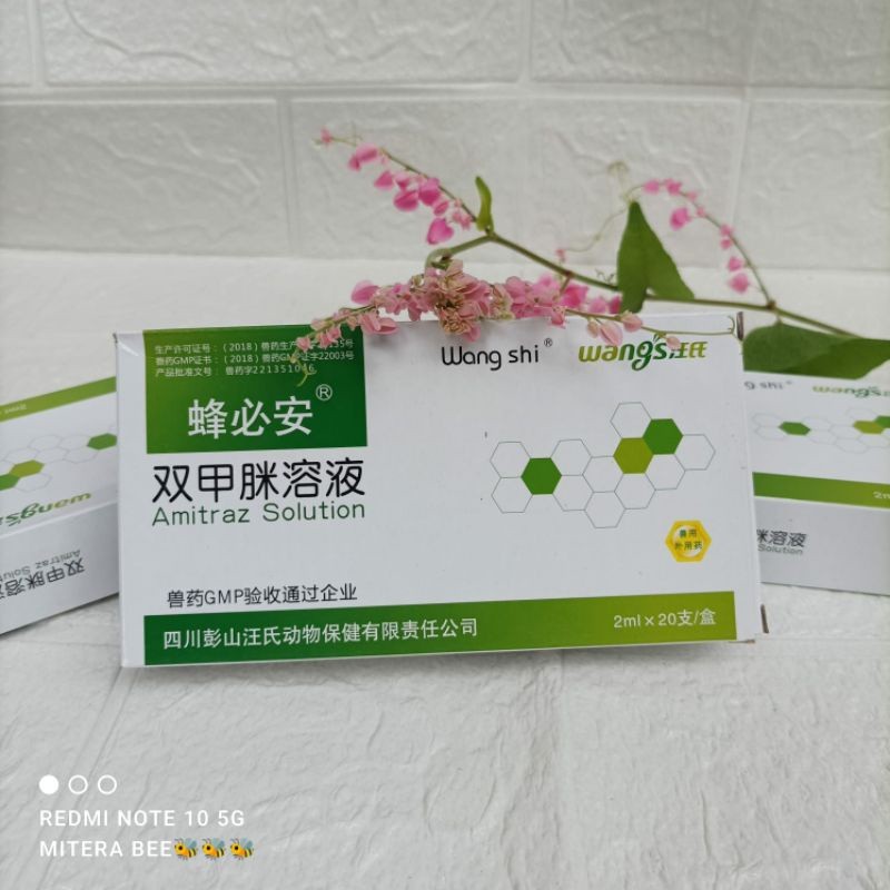 Ampul Lebah Obat Kutu Lebah Isi 20