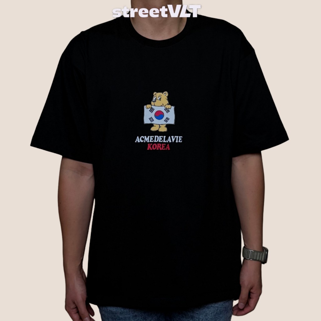 ADLV Bear For Korea Short Sleeve T-Shirt Acme De La Vie Original