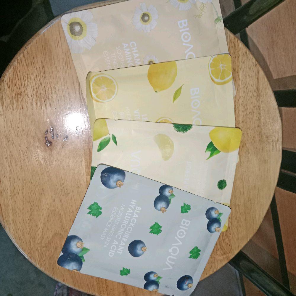 Bioaqua Masker Wajah Vitamin C & E untuk Kulit Cerah dan sehat