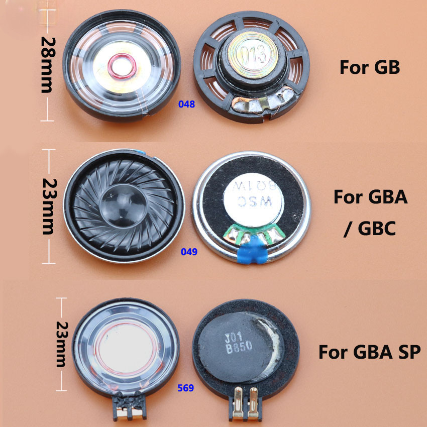 1PCS Speaker Lebih Keras 23mm 28mm Untuk Nintendo GB GameBoy Color GBC GameBoy Advance GBA GBP Untuk