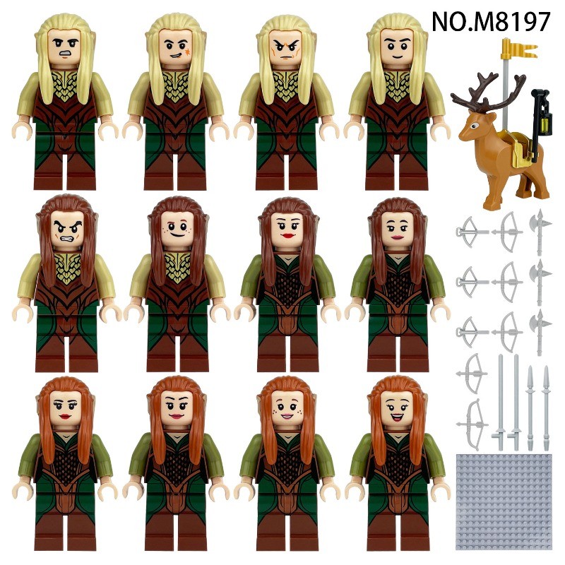 Shepherd doll wolf animal goat mecal unit mountain vision phalanx ildren's buig blocks assembled edu