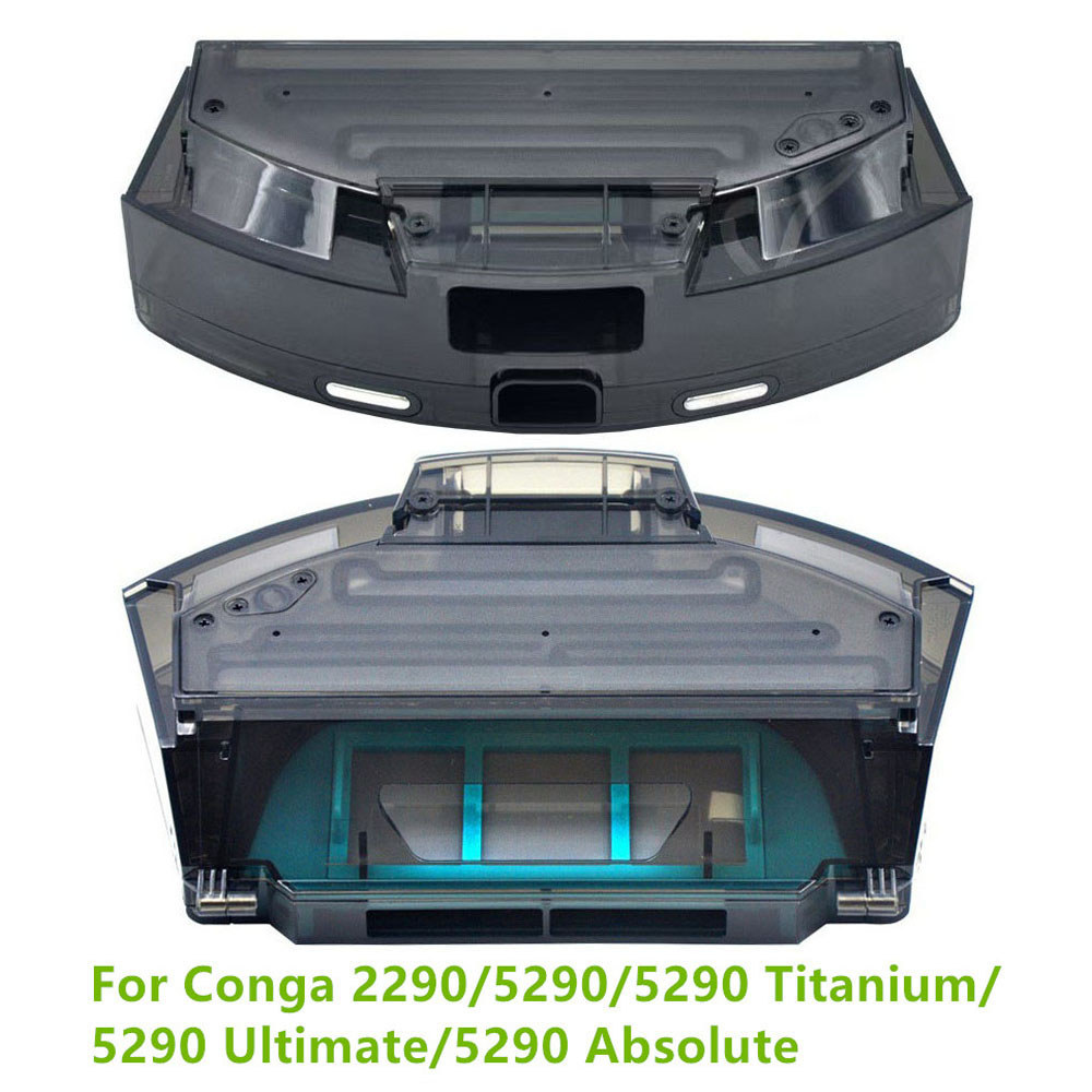 2 in 1 Water Tank Dust Bin Box For Conga 2290/5290/5290 Titanium/5290 Ultimate/5290 Absolute Robot V