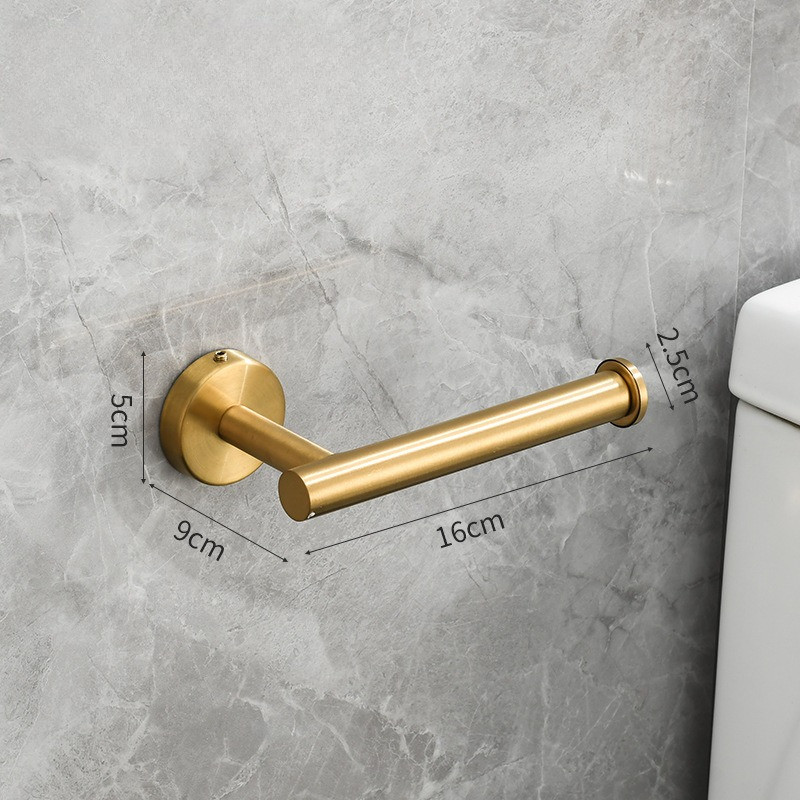 Roll Paper Holder Stainless Steel Puned Toilet Paper Holder Roll Paper Holder Tissue Holder Creative