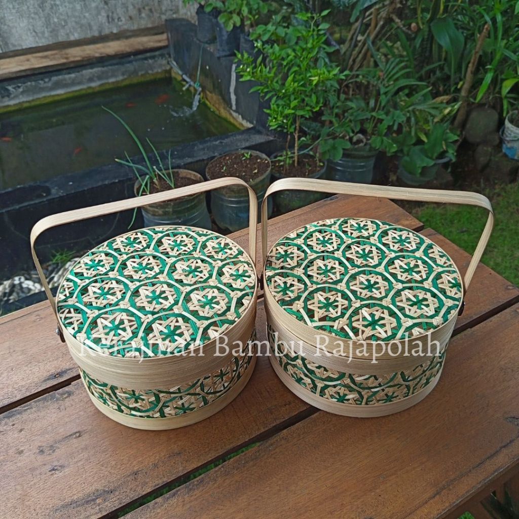 Rantang bambu Laba Bintang/Tenong bambu/Rantang bambu susun trumtum Unik