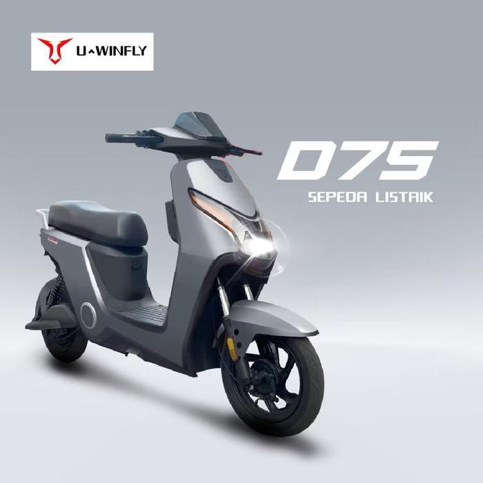 Sepeda Listrik Model Motor Uwinfly D75 Terbaru