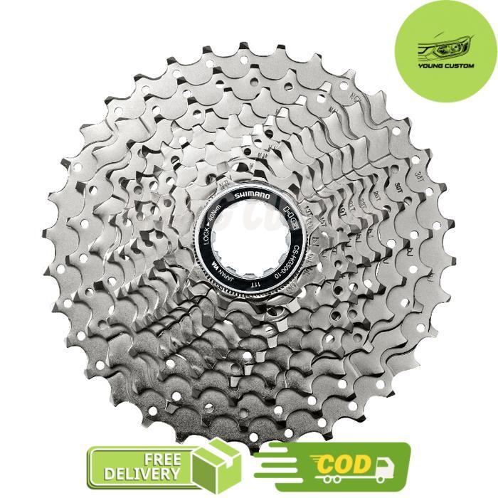 Shimano Tiagra CS-HG500 10 speed Cassette Sprocket - 11-34T -young