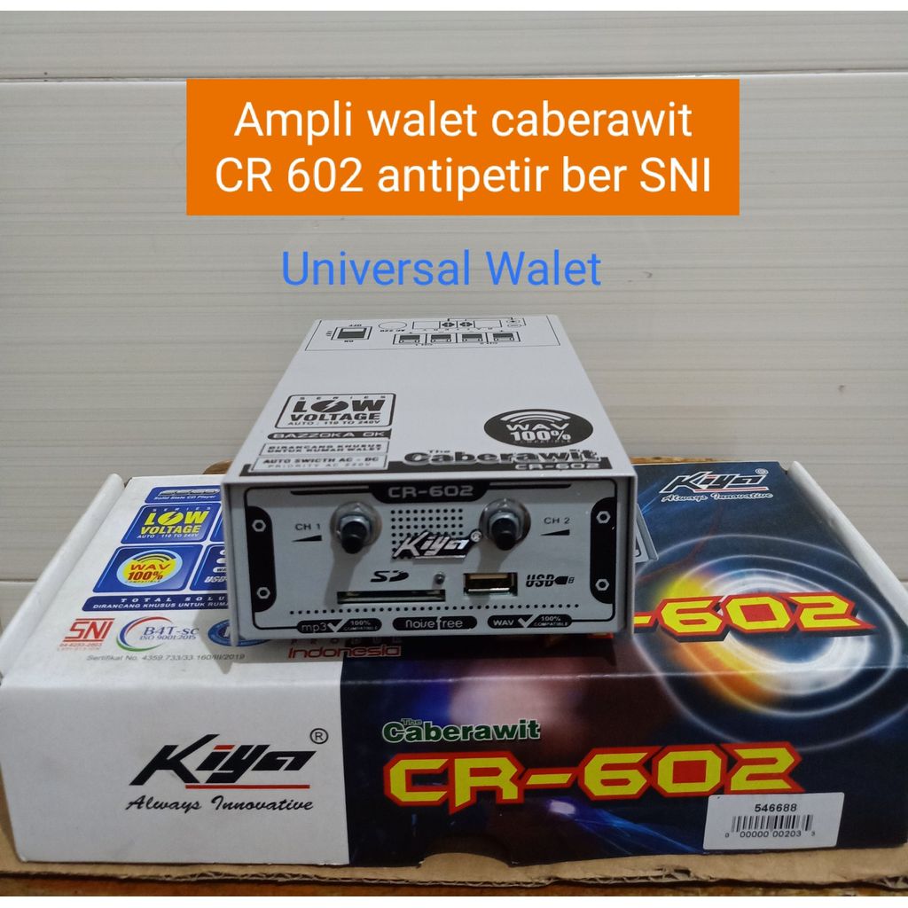 AMPLI WALET CABE RAWIT CR 602
