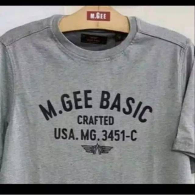 Tshirt kaos baju MGEE M GEE BASIC