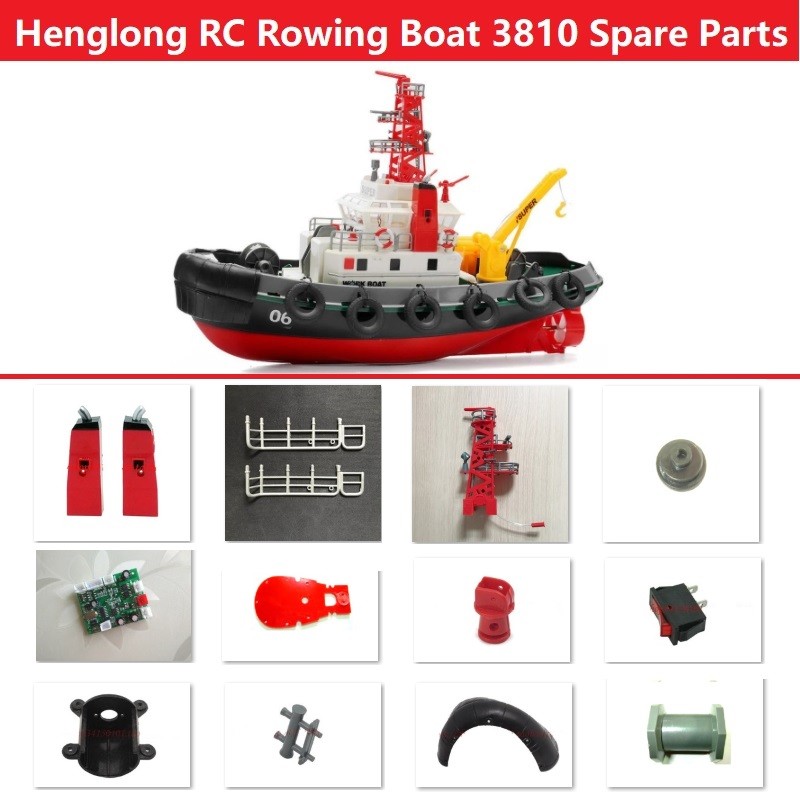 Henglong 3810 Rao Control Fire Boat Accessories