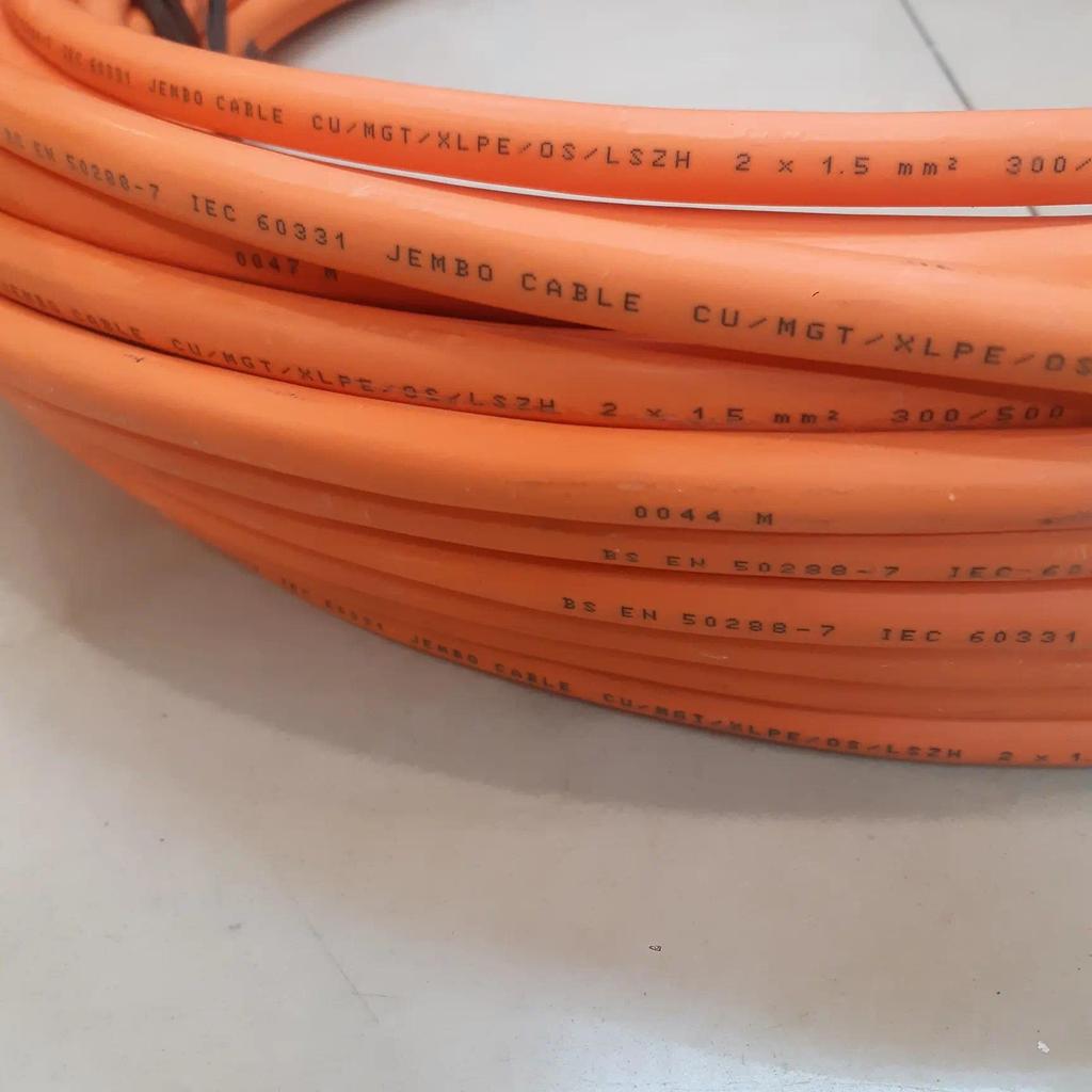 Kabel tahan panas Frc 2x1.5 mm 2x1,5 mm Jembo