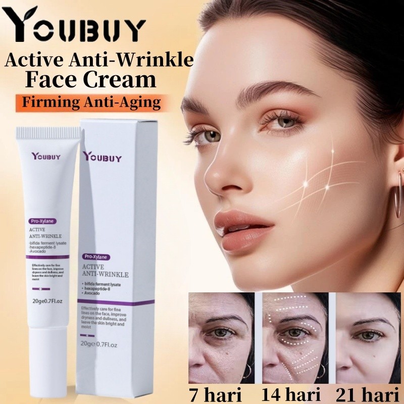 Original YOUBUY Active Anti-Wrinkle Face Cream / Wrinkles Removal Cream - Firming Anti-Aging / Mengh