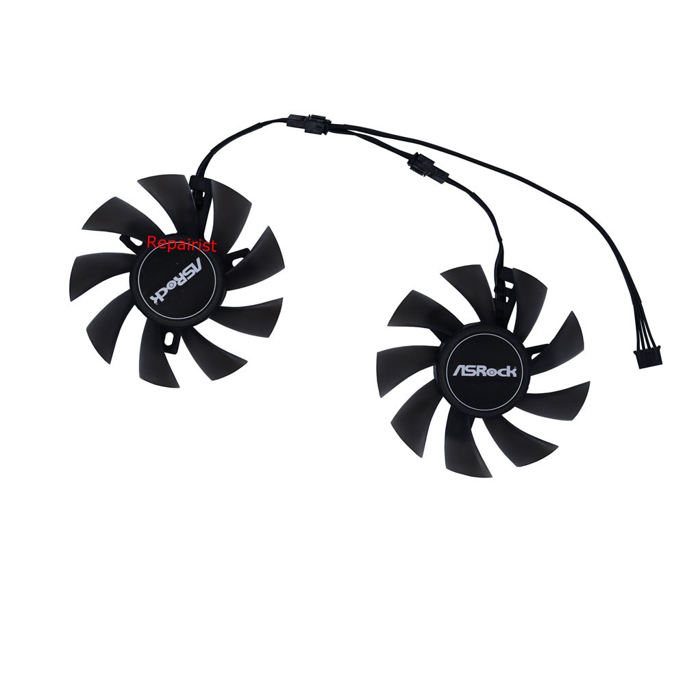 Graphics Card Fan,Video VGA GPU Cooler,2Pcs/Set,T128015SU,For KUROUTOSHIKOU GTX1070 OC Short,For KFA