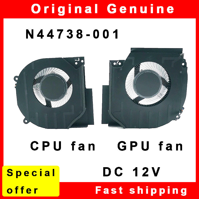 Laptop CPU GPU Cooling Fan Cooler For HP By Gaming VICTUS 16-R TPN-C169 N44738-001 MG75091V1-C180-S9