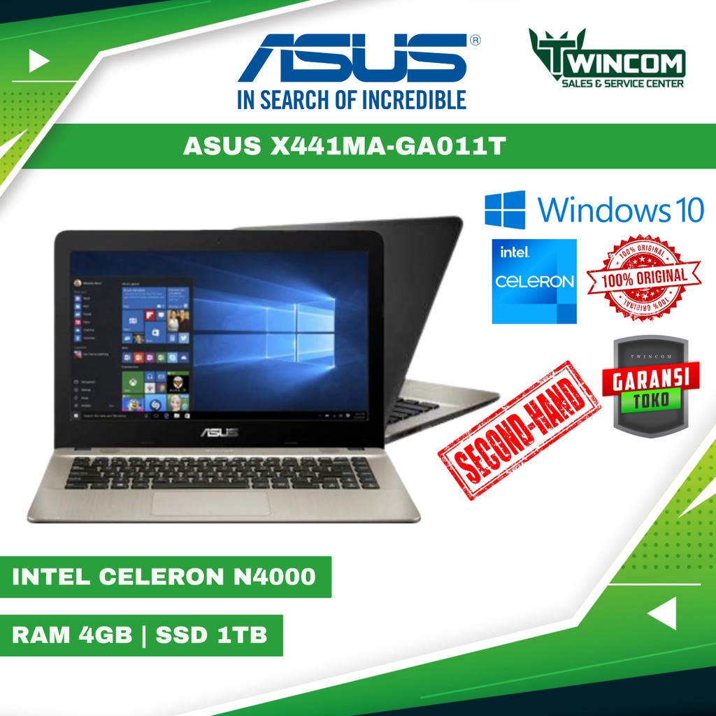 LAPTOP ASUS VIVOBOOK X441MA / INTEL N4000 / RAM 4GB (SECOND)