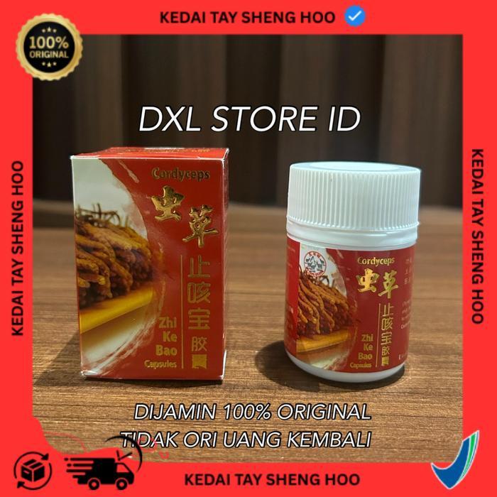 [ TOKO OBAT CINA ] ZHI KE BAO CAPSULE CORDYCEPS OBAT BATUK ASMA SESAK NAFAS ZHI GE BAO GP