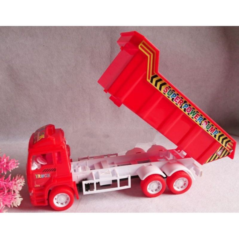 Mainan Anak Truk Pasir/ Mainan Dump Truck/ Mainan Mobil Konstruksi/ Mainan Truk Jomplang ST 2037