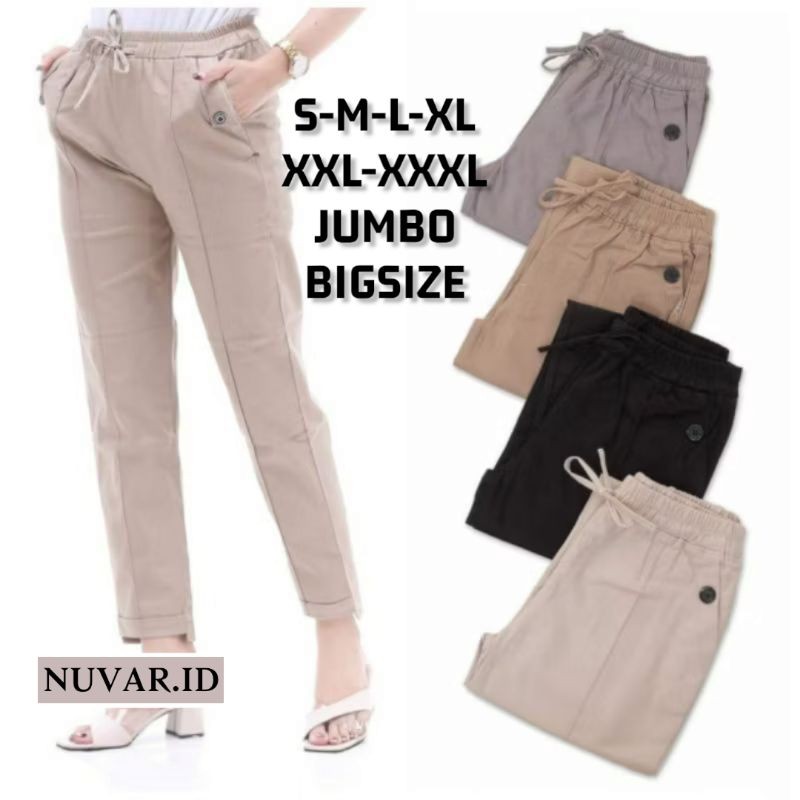CELANA BAGGY PANTS COMBED NSTRECHT DIAMOND STANDARD JUMBO / CELANA WANITA 6L/7L/8L/Terbaru