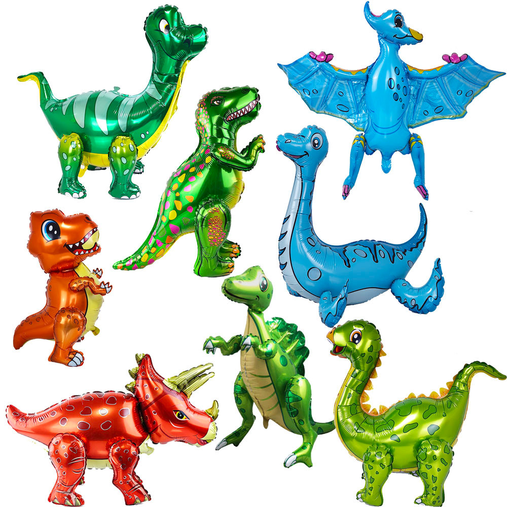 3D nosaur Balloon Cartoon nosaur Stanng Balloon Kids Jurassic nosaur Party Decorations