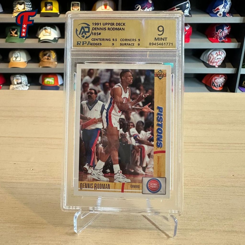 Kartu NBA RPA 9 1991 Upper Deck Dennis Rodman 185# Grading Cards Original