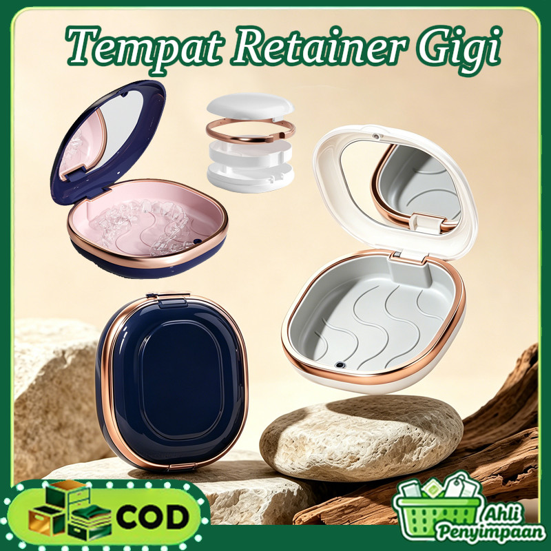 Kotak Retainer Gigi Portabel  Kotak Retainer Behel  Tempat Retainer Gigi