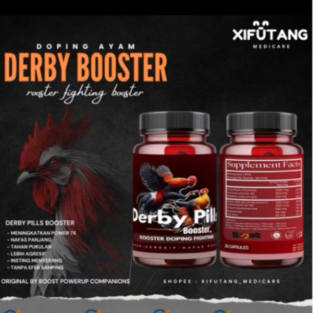 Derby Pills Doping Ayam Aduan Booster Performa