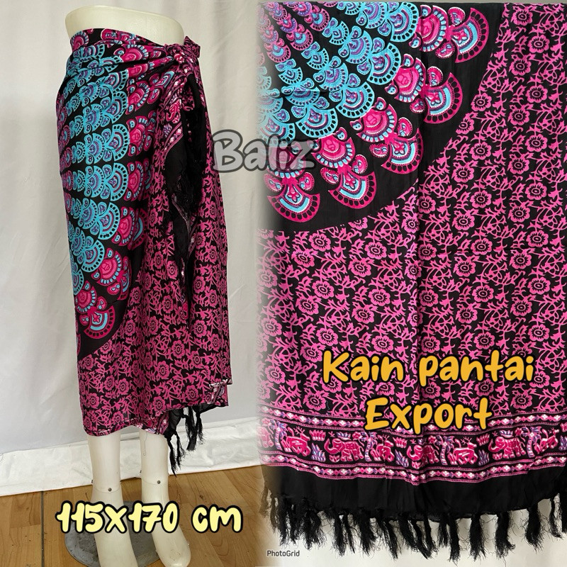 Omah Accessories kain pantai mandala Premium Bali - kain pantai bali - kain bali - sarung bali - sar