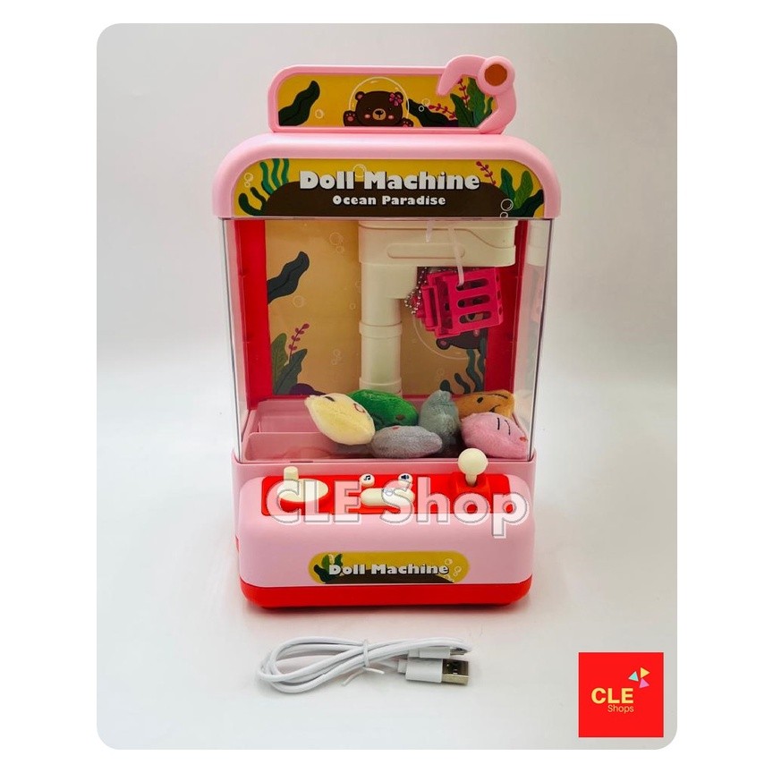 Mainan Anak capit Claw Machine - Mesin Tangkap Boneka - mainan doll machine capit boneka seperti tim