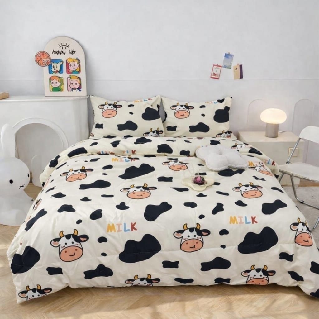 SPREI SAJA UKURAN 120X200 160X200 180X200 SUDUT KARET